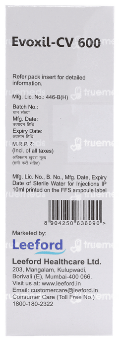 Evoxil Cv 600 Injection 1
